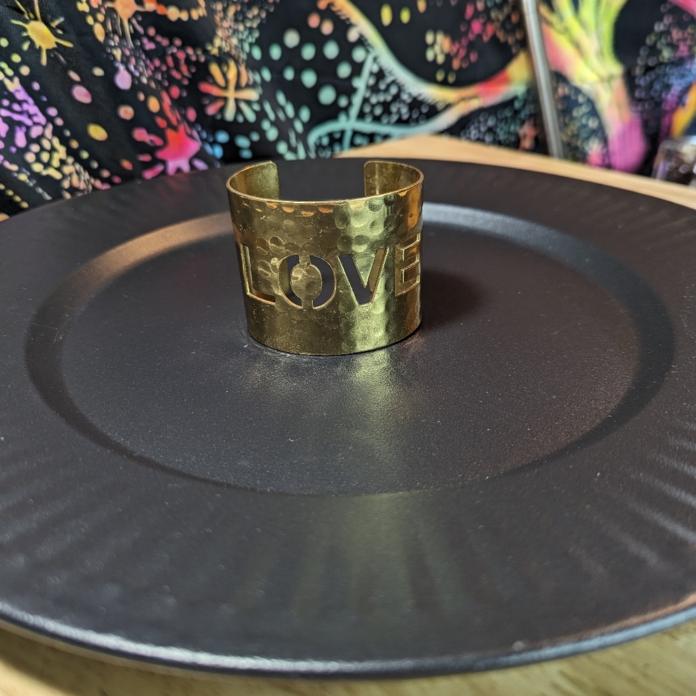 Rustic Cuff "Love" Cuff 2" RC38